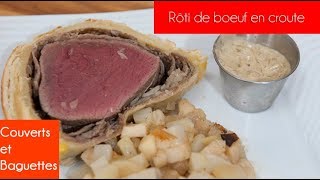 Spécial noêl  Rôti en croute et son accompagnement  Couverts et Baguettes [upl. by Fuhrman]