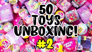 NEW Unboxing 50 New Blindbags HUGE Unboxing Party [upl. by Yevette]