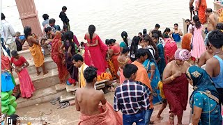 सिमरिया गंगा स्नान न्यू वीडियो💯simariyadham gangavlogssimariyaghat snanvideorajendarpul🛶🛶 [upl. by Deppy]