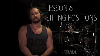 Double Bass Drum Lesson 6  Sitting Positions [upl. by Rollie]