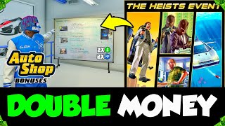 GREAT NEW GTA 5 ONLINE WEEKLY UPDATE OG HEISTS amp AUTO SHOP DOUBLE MONEY NEW SALES amp MORE [upl. by Cally]