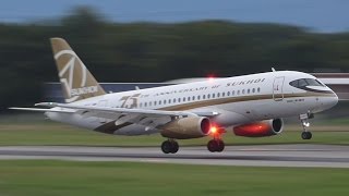 FullHD FIRST Sukhoi SuperJet at Geneva [upl. by Oates]