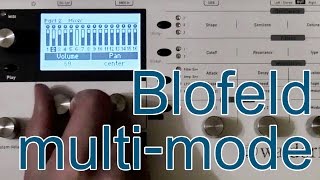 demo MultiMode Example on Blofeld [upl. by Roath]