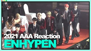 ENG 2021 AAA OFFICIAL ENHYPEN reaction 엔하이픈 리액션2021 Asia Artist Awards 아시아 아티스트 어워즈 AAA 2021★ [upl. by Rehpatsirhc]