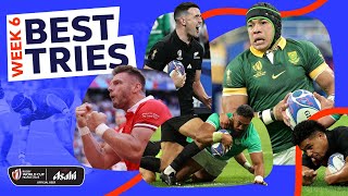 The best Rugby World Cup 2023 tries from the quarterfinals  Asahi Super Try [upl. by Omero]