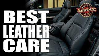 How To Clean amp Condition Leather  Mastersons Car Care  Auto Detailing [upl. by Elleinnod604]