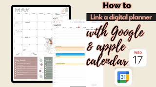 Link Apple Calendar amp Google Calendar w Your Digital Planner  Set Reminders ⏰✨ GoodNotes Tutorial [upl. by Amathist]