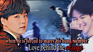 yoonmin oneshotwhen he is forced to marry his band memberLove behind the stageyoonminff [upl. by Sillert]