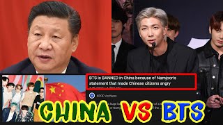 BTS BANNED IN CHINA BTS AND CHINA CONTROVERSY [upl. by Mecke957]