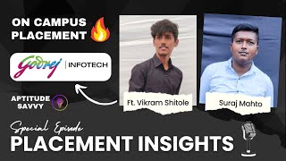 Interview Experience Godrej Infotech  Placement Insights  ft Vikram Shitole [upl. by Hulbig]