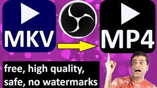 How To Convert MKV To MP4 OBS [upl. by Izak]