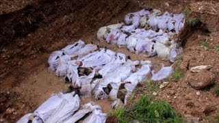 Syrie 29 victimes du massacre dAlep enterrées [upl. by Tavey]