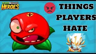 Top 5 Things PvZ Heroes Players HATE [upl. by Nesnej]