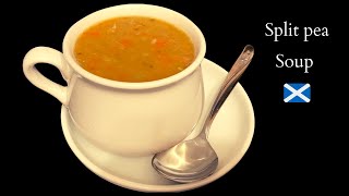 Split pea amp Ham bone Soup  Traditional Scottish recipe [upl. by Brig175]