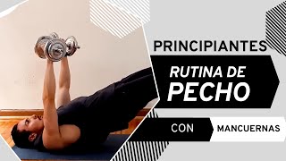 Rutna de Pecho  Ejercicios de PECHO Con Mancuernas [upl. by Sessylu64]