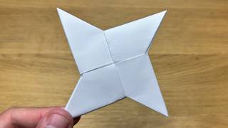 How To Make a Paper Ninja Star Shuriken  Origami [upl. by Larkin]