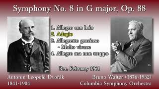 Dvořák Symphony No 8 Walter amp ColumbiaSO 1961 ドヴォルザーク 交響曲第8番 ワルター [upl. by Yrellam]