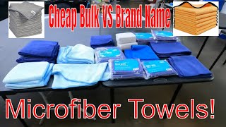 Name Brand Microfiber VS Amazon Bulk Microfiber Conversation Which Is Better [upl. by Nolham]