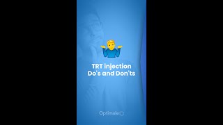 TRT Injection Dos amp Donts [upl. by Anniram583]