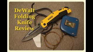 DeWalt Folding Knife Review [upl. by Shantee]