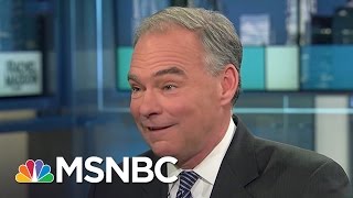 Senator Tim Kaine On The Strong Women In His Life  Rachel Maddow  MSNBC [upl. by Ahtael]