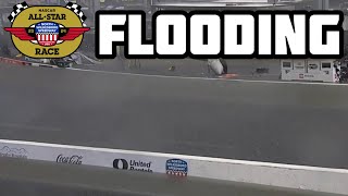 2024 NASCAR NORTH WILKESBORO SPEEDWAY FLOODING AT THE ALL STAR RACE [upl. by Fitton]