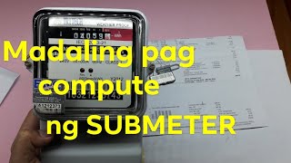 Paano Mag COMPUTE ng SUBMETER  Local Electrician  Philippines [upl. by Sixele424]