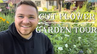 Cut flower garden tour 💐  Visit Our Garden [upl. by Tatum]