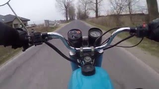 Mińsk 125 TYP 400A Relax ride [upl. by Goodyear]