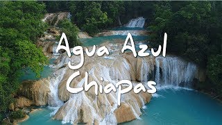 Cascadas Agua Azul Chiapas Que hacer y como llegar Drone amp gopro [upl. by Ratib]