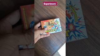 Ye Gjb Tarika Hai  Bullet Experiment Whoisrai youtubeshort experiment trending virl shortfeed [upl. by Pelagias48]