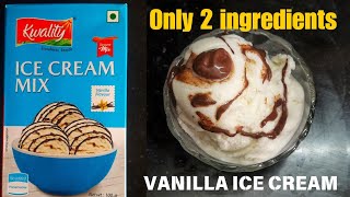 Only 2 ingredients Vanilla ice cream Kwality ice cream mix Vinus Vlogs and Kitchen [upl. by Urbai]