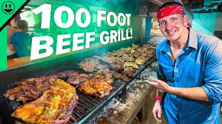 World’s Biggest Beef Buffet Heart Attack Challenge in Argentina [upl. by Parhe]