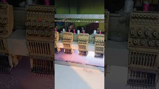 Cloth embroidery machine shortfeed shortvideo machine [upl. by Nauqel947]