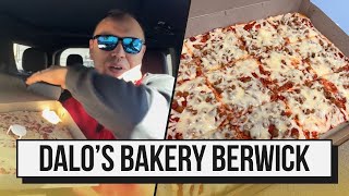 Dalo’s Bakery Berwick  Bakery Style Sheet Pizza With Old Forge Vibes [upl. by Htilil]