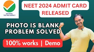 Urgent and Important  Problem solved  NEET 2024 Admit card [upl. by Reisinger77]