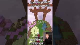 CHEATERZY NA BEDWARS 🛏️ shorts minecraft [upl. by Kensell]