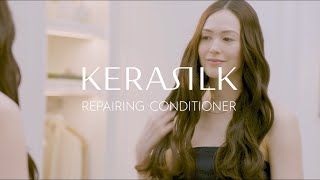 Moisturizing Repairing Conditioner for Damaged Hair  KERASILK [upl. by Islehc]