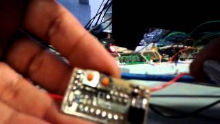 Remote control using TLP434A and Freescale MC9S08QG8 [upl. by Tindall661]