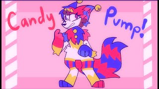 Candy Pump animation meme  Furry Pomni [upl. by Atterg]