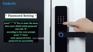 630 Setting Up Your Fingerprint Door Lock What You Need to Know [upl. by Kleiman]