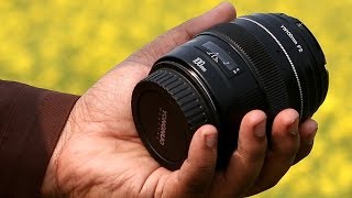 Yongnuo YN 100mm f2 Lens for Canon EF Full Review English [upl. by Surdna]