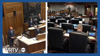 Tracking bill changes inside the Indiana Statehouse [upl. by Laurella]