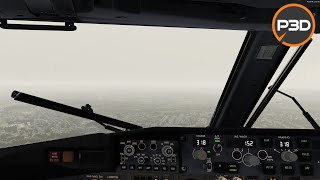 Prepar3D V5 ORBX EGNM Leeds Bradford Airport  TrueSKY  PMDG 737NGXu 4K [upl. by Nirihs]