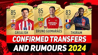 NEW CONFIRMED TRANSFERS amp RUMOURS 💰😳 ft BRUNO GUIMARÃES GREALISH THURAMetc [upl. by Chappell]