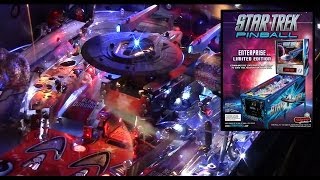 Star Trek LE pinball quotUnboxingquot Stern Pinball overview of limited collectors edition [upl. by Cha]