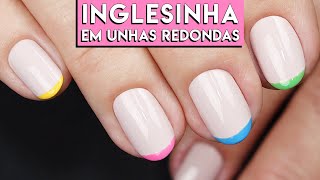 INGLESINHA Multicolor com CARIMBO  Nova técnica [upl. by Eihpos]