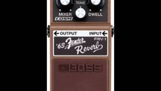 Boss FRV 1 63 Fender Spring Reverb Pedal  PMT [upl. by Akimyt]