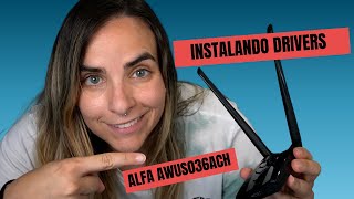 Hacking Wifi Instalando drivers de la Alfa AWUS036ACH [upl. by Renato251]