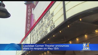 Coolidge Corner Theater Announces Plans To Reopen On May 13 [upl. by Akkeber]